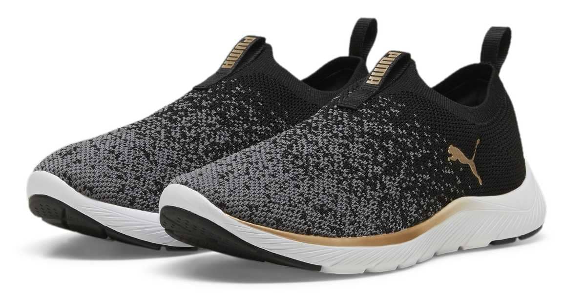 Zapatillas de running Softride Remi de punto sin cordones para mujer de Puma