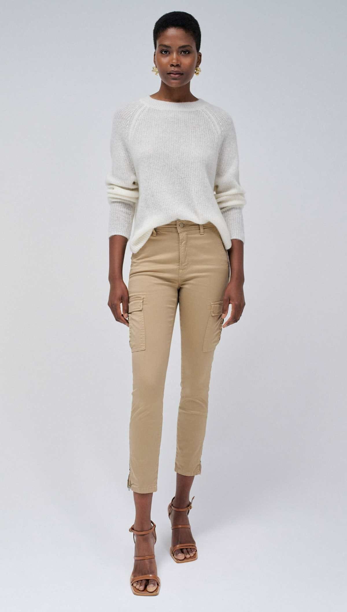 Salsa Jeans Pantalones de mujer cargo Faith push in