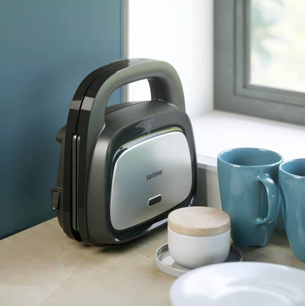 La sandwichera gofrera Philips HD2350/80 con placas intercambiables en El Corte Inglés