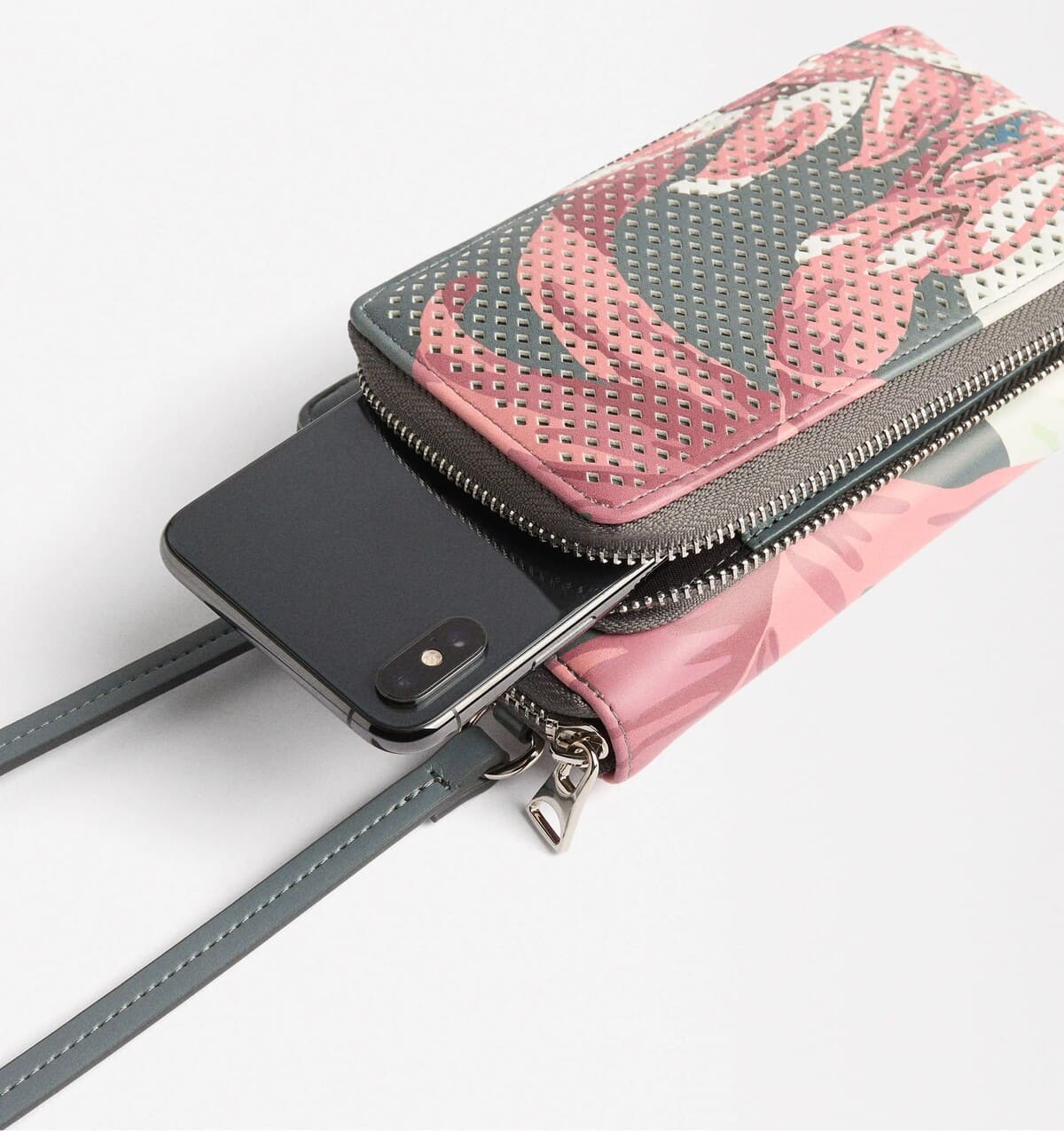 Bolsa para móvil estampada floral