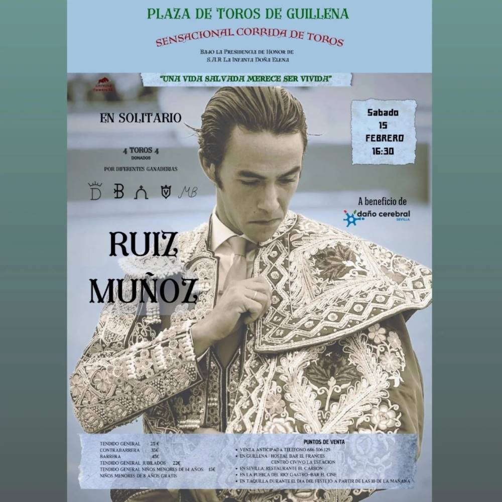 Cartel de la corrida