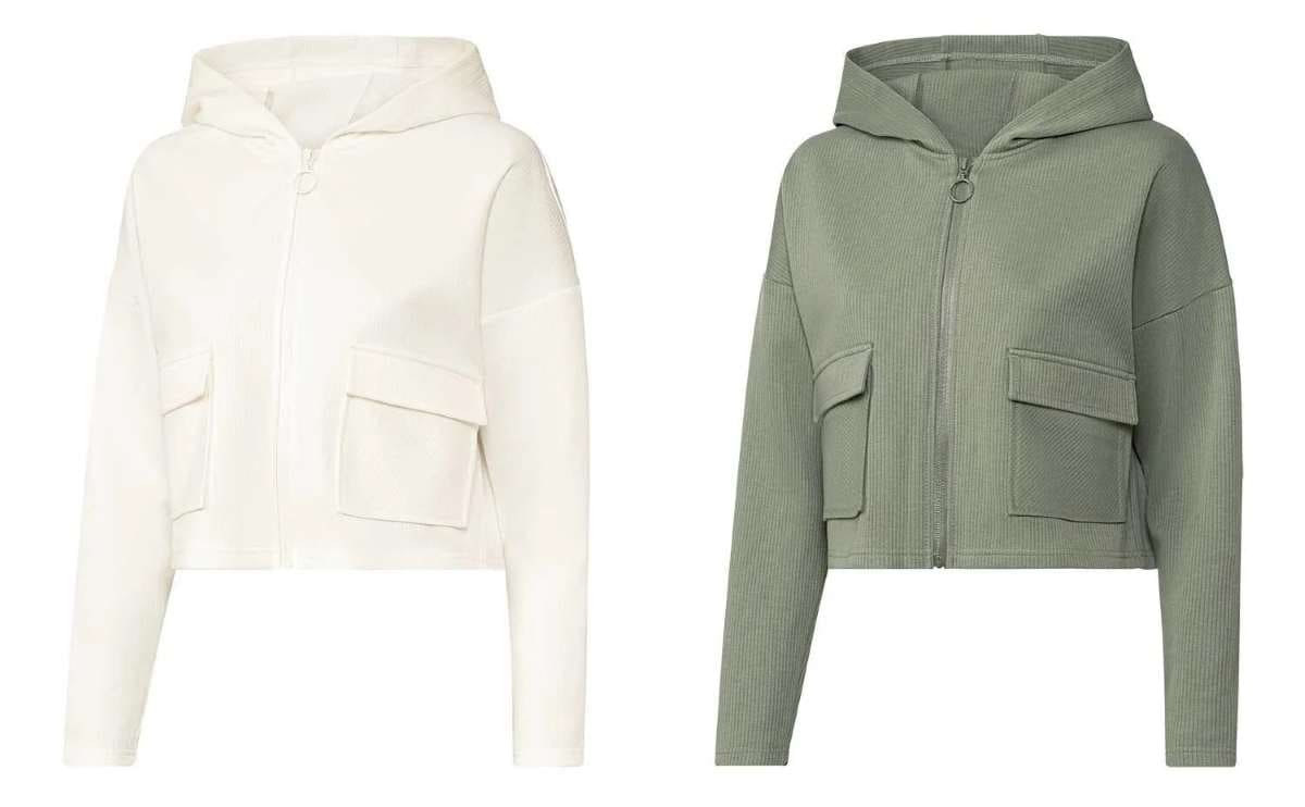 Sudadera de canalé para mujer de Lidl