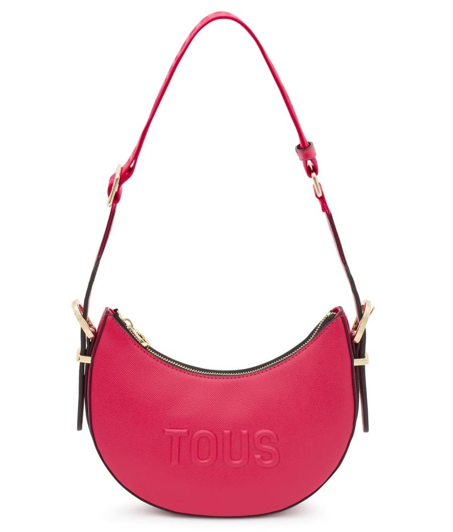 El bolso de hombro mediano fucsia Tous Brenda