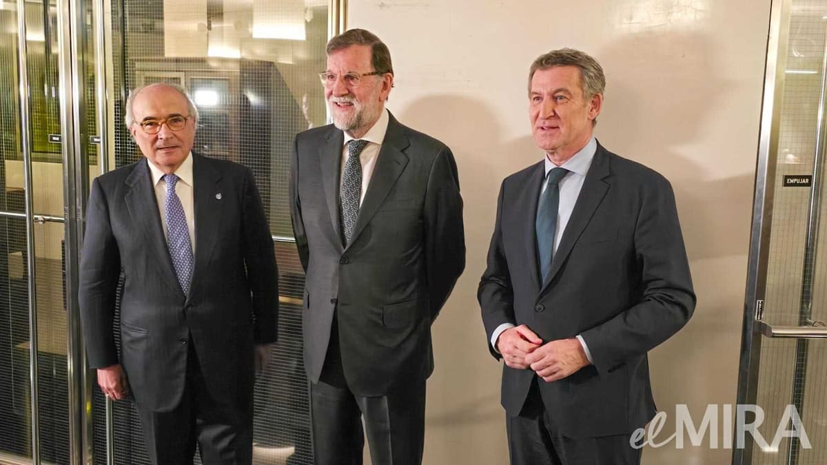 Feijóo ha arropado con su presencia al que fuera presidente del Gobierno de España