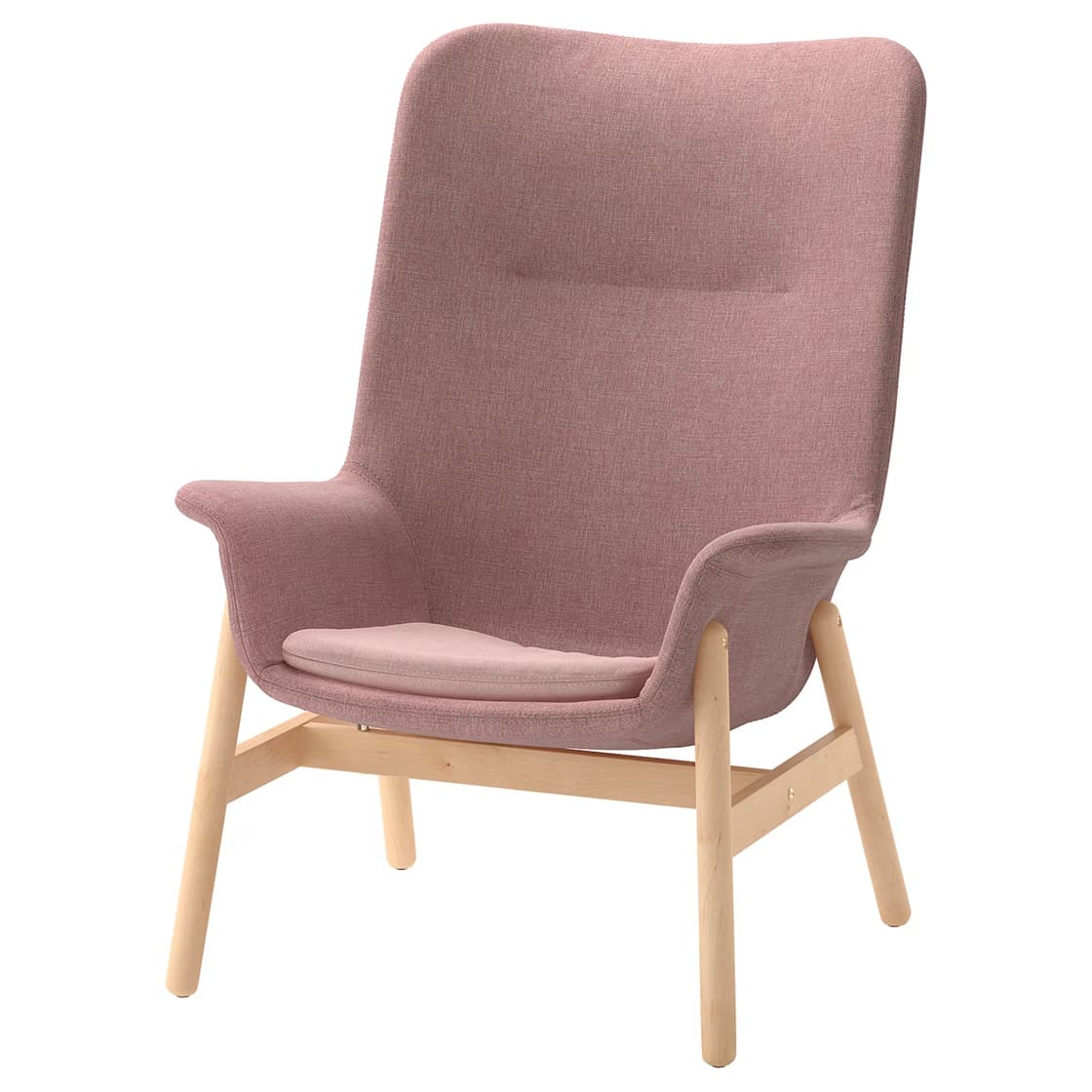 VEDBO Sillón con respaldo alto Gunnared marrón rosa claro de Ikea