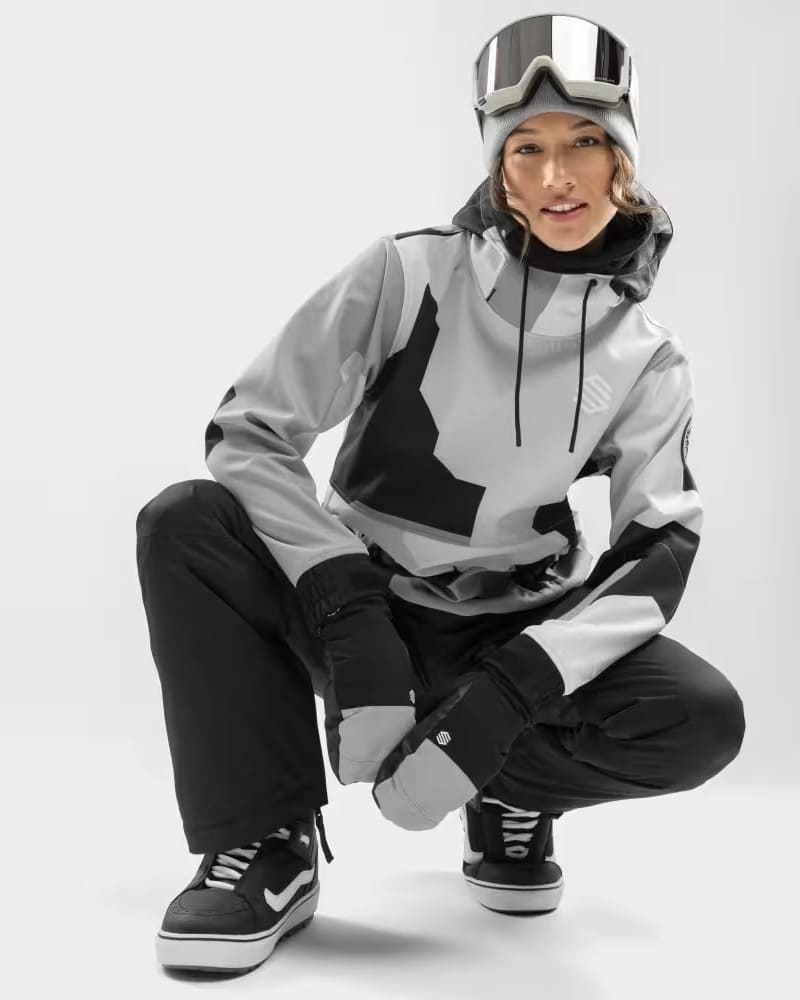 La chaqueta para snowboard y esquí para mujer W1-W Tibet Siroko gris en Decathlon