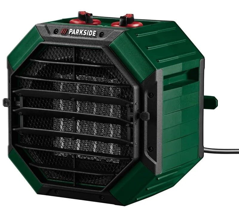 Calefactor cerámico con termostato de 5000 W Parkside