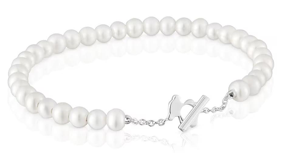 PulseraI Bear esclava con perlas Tous