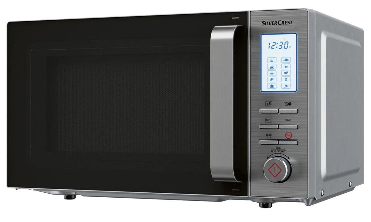 El microondas con 1200 W de potencia en Lidl