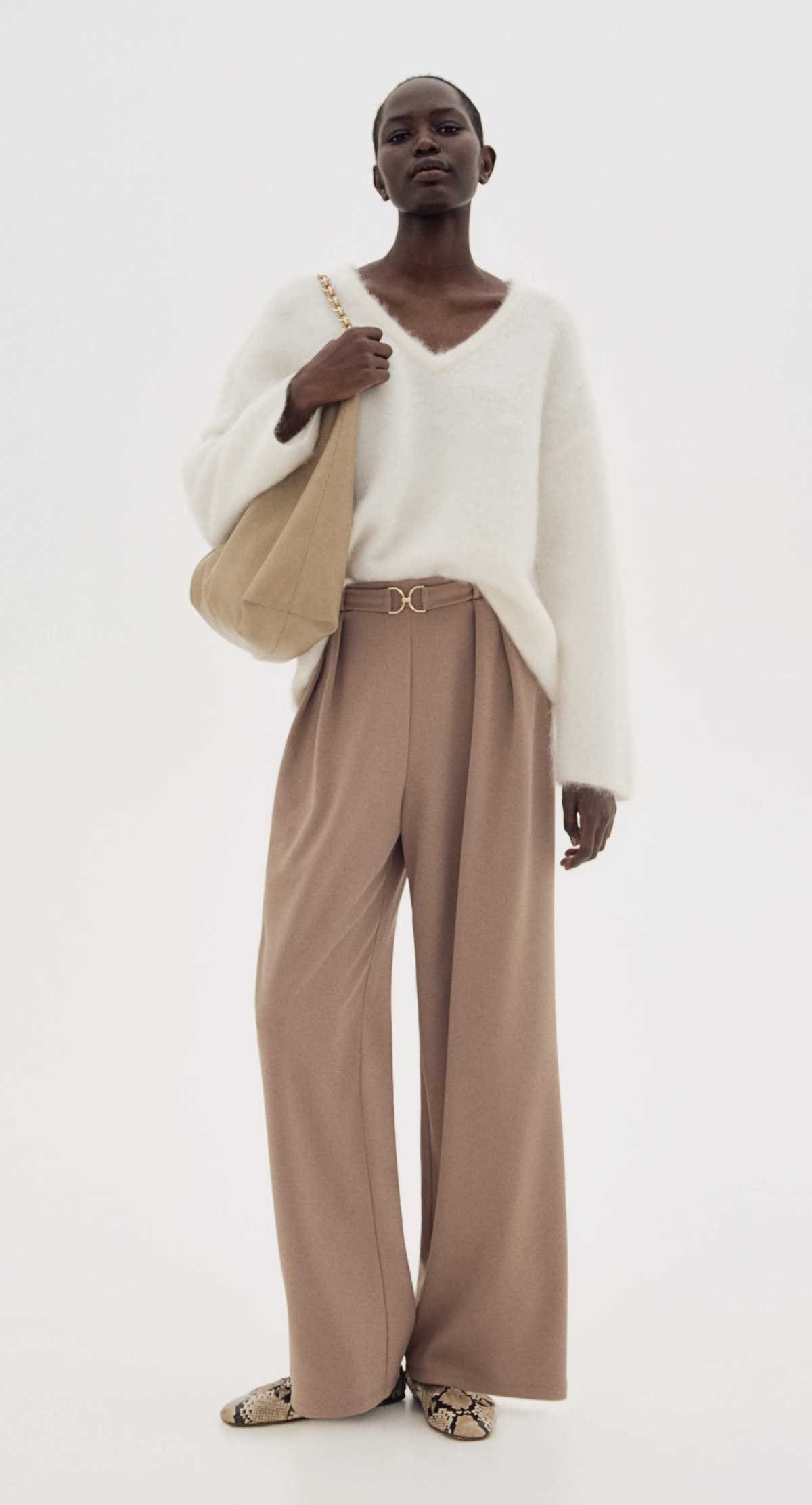 Pantalón sastre con hebilla decorativa de H&M