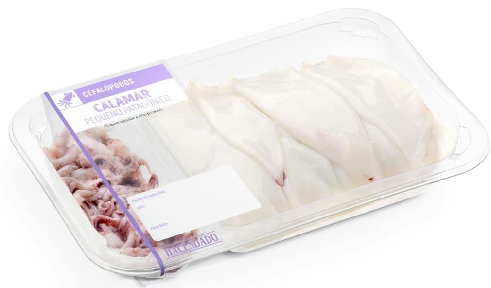 Calamar pequeño limpio patagónico Hacendado