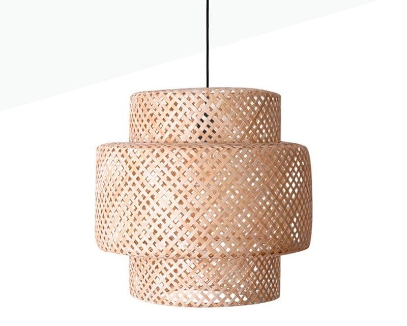 Lámpara colgante de mimbre Onna de Leroy Merlin