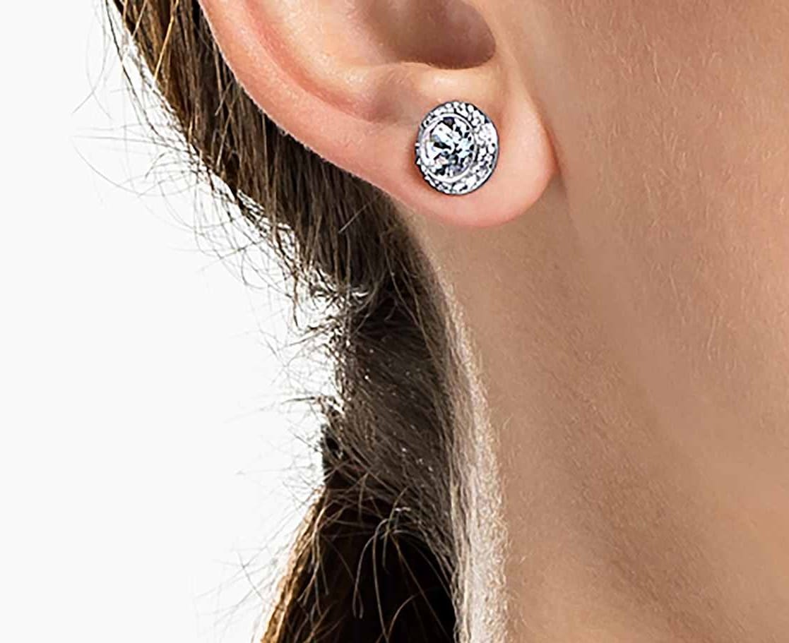 Pendientes de botón Una Angelic de Swarovski