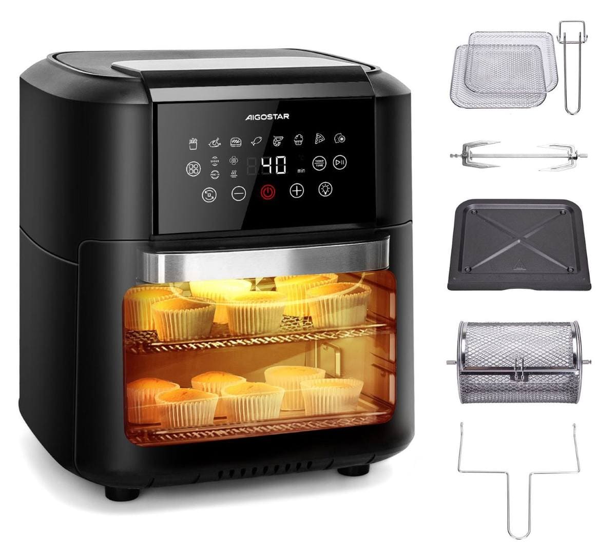 Freidora De Aire Multifunción De 12l de Carrefour