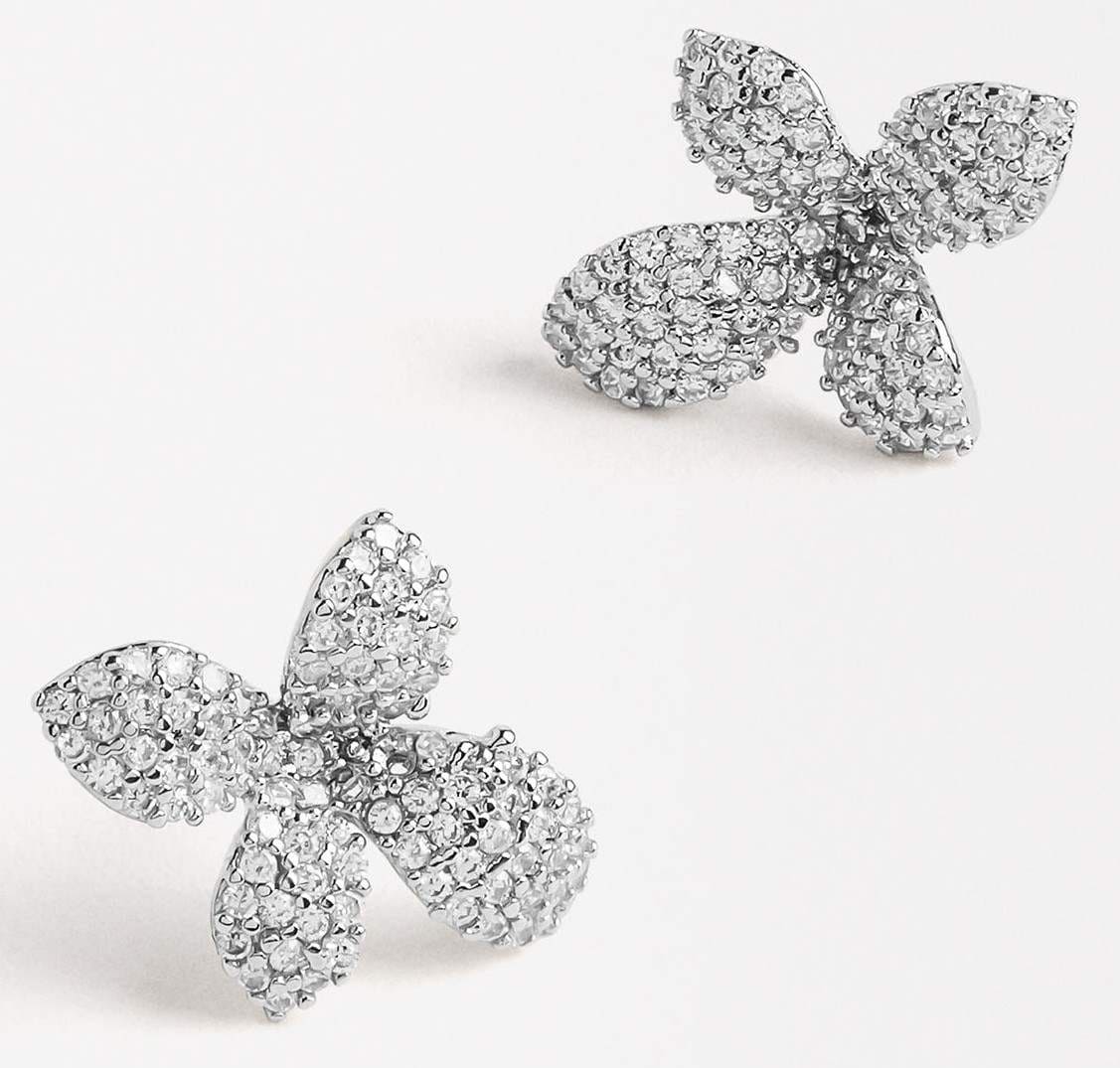 Pendientes flor con circonitas de Parfois