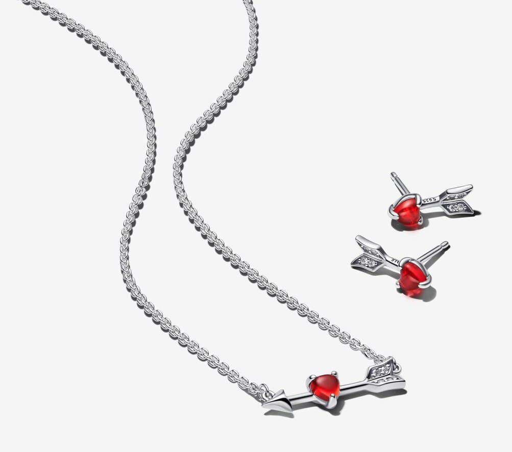 Conjunto de Regalo Flecha y Corazón de Pandora