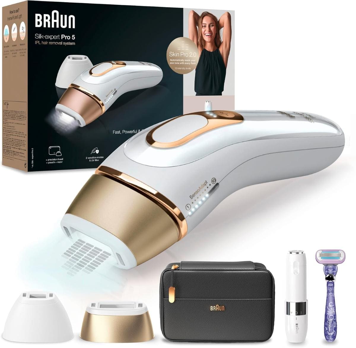 Braun Silk-expert Pro 5 Depiladora Luz Pulsada IPL en Amazon
