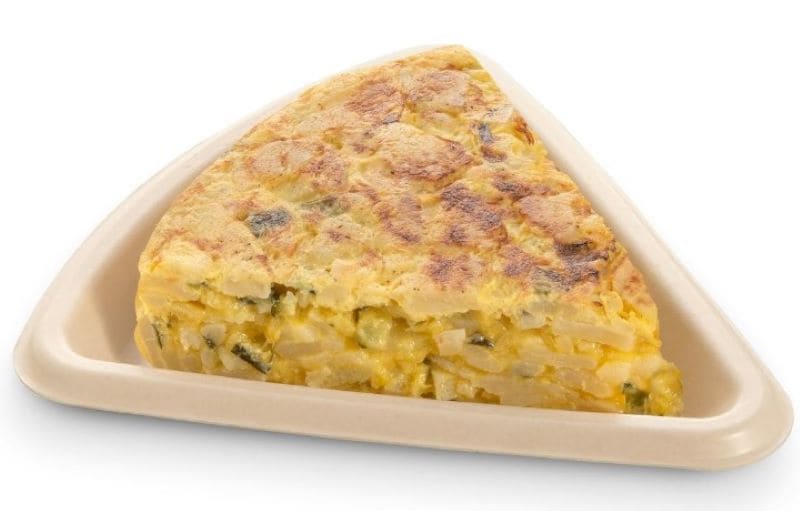 Pincho tortilla de patata con calabacín Listo para Comer