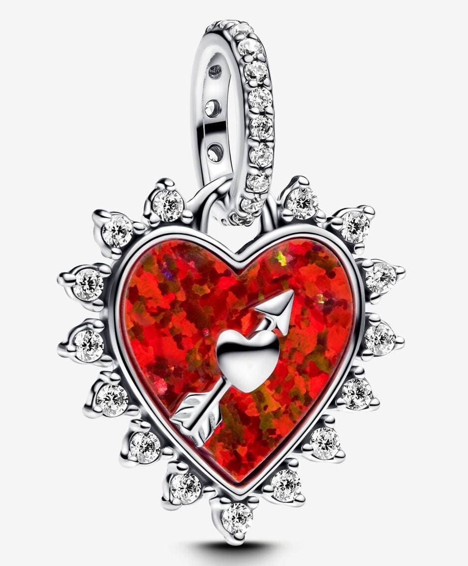 Charm Colgante Flecha Corazón Giratorio de Pandora