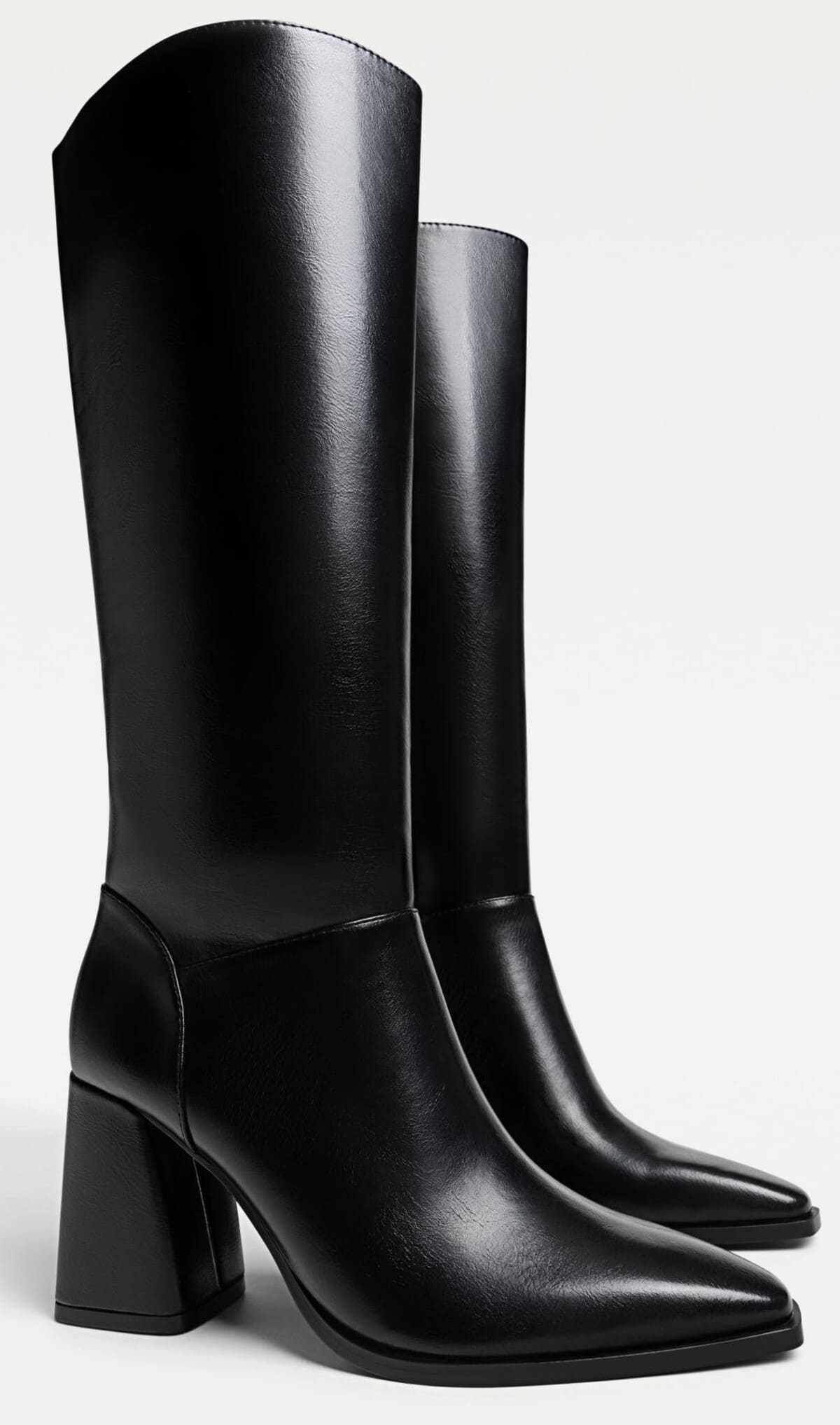 Botas de caña alta con tacón