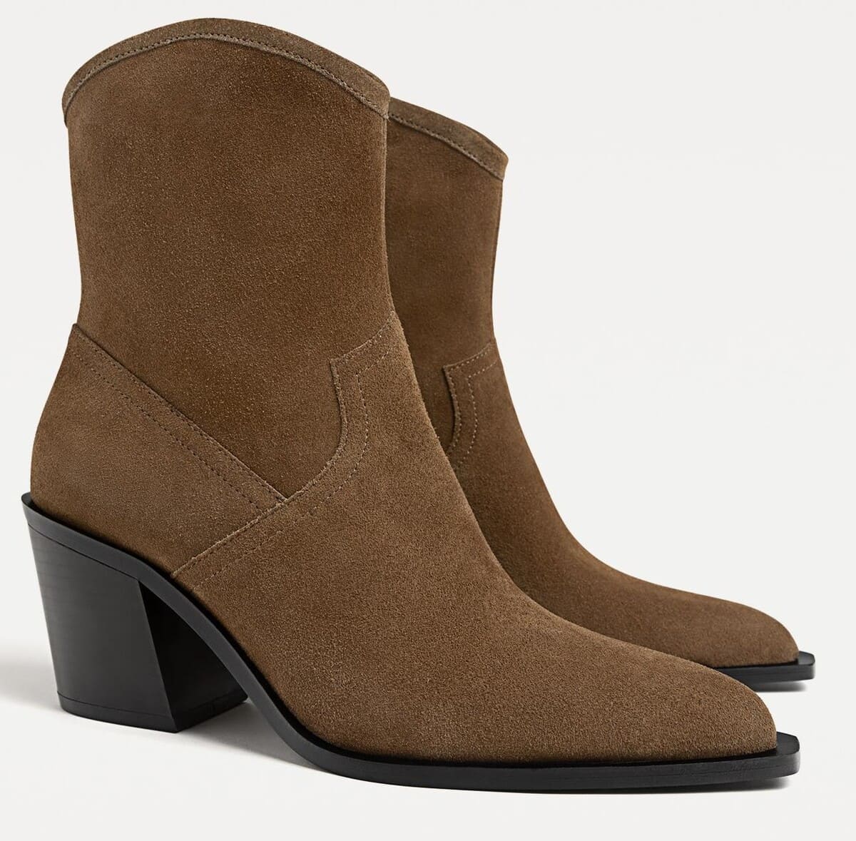 Botines cowboy de piel