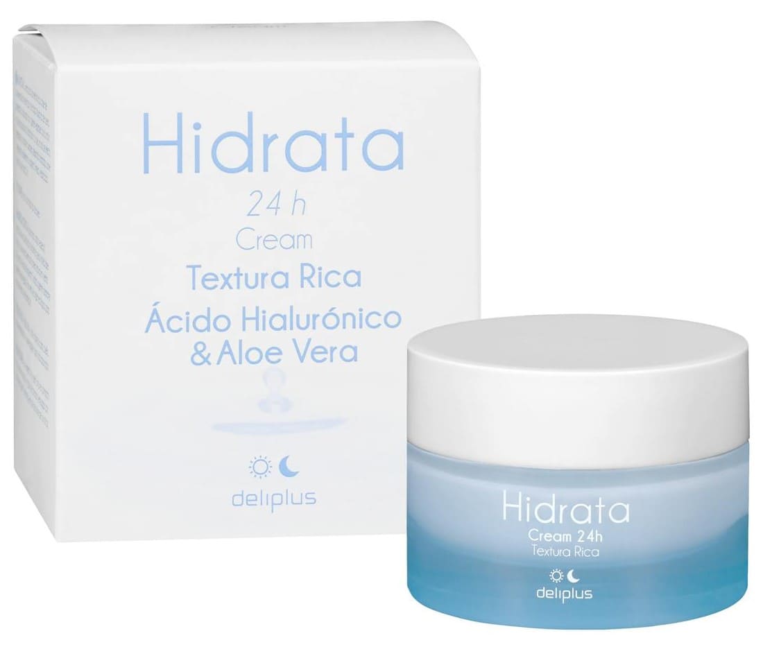 Gel facial Hidrata Deliplus con ácido hialurónico