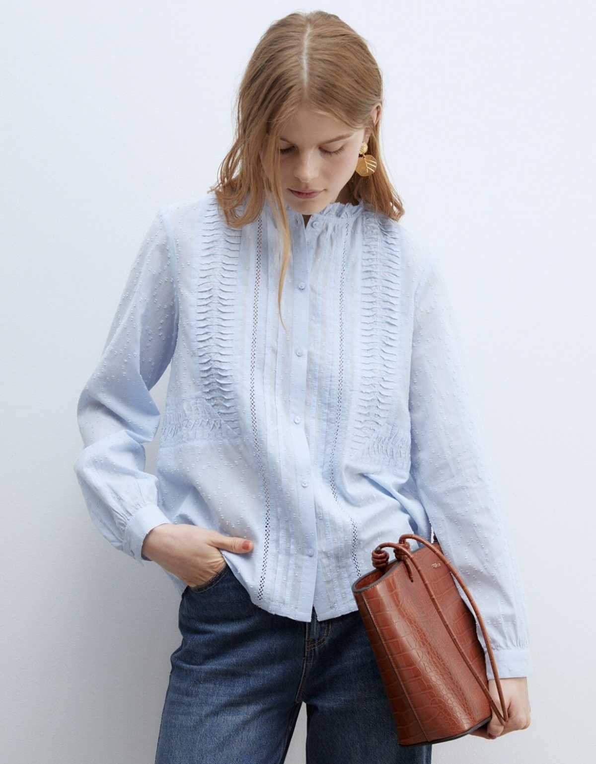 Camisa plumeti puntilla