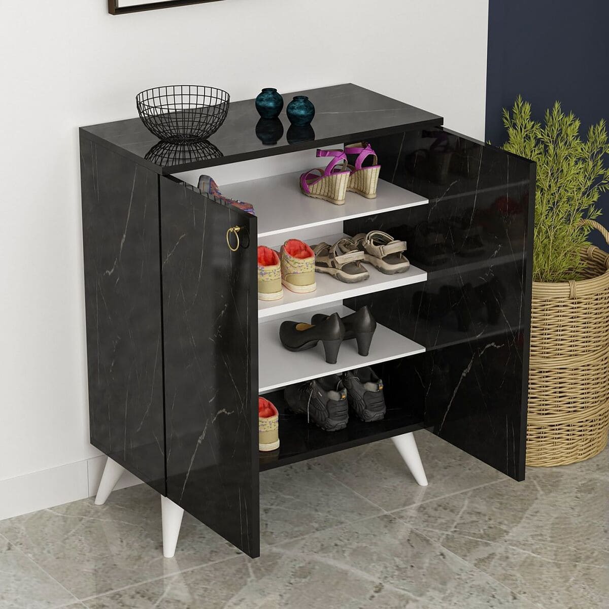 Zapatero Gjern de 4 niveles en.casa