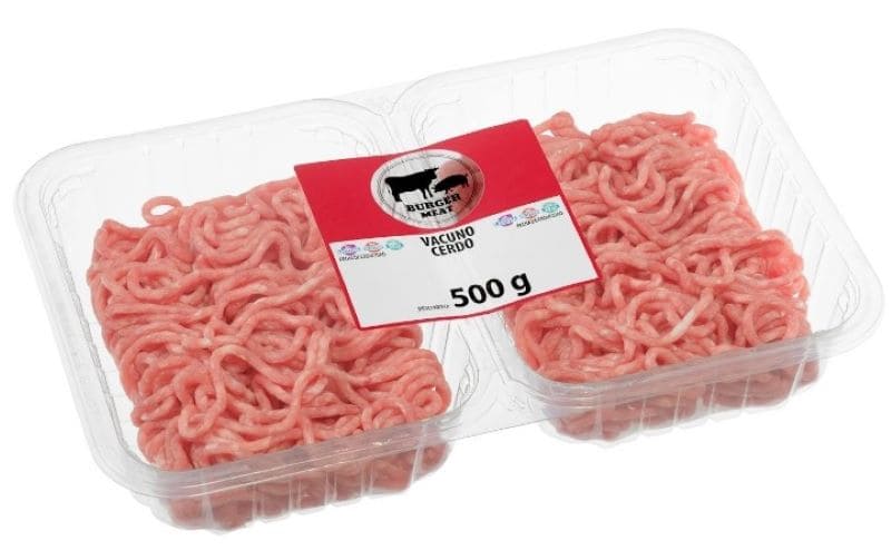 Preparado de carne de vacuno y de cerdo picada