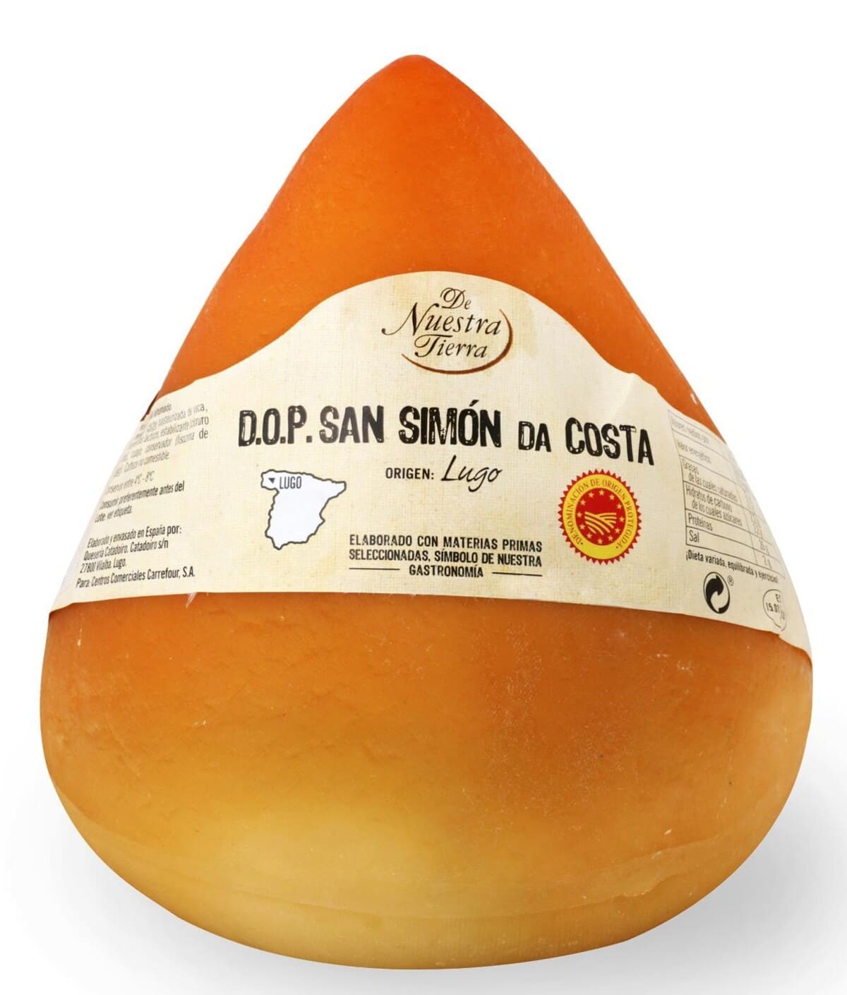 Queso madurado Gallego D.O.P ahumado San Simón Da Costa de Nuestra Tierra