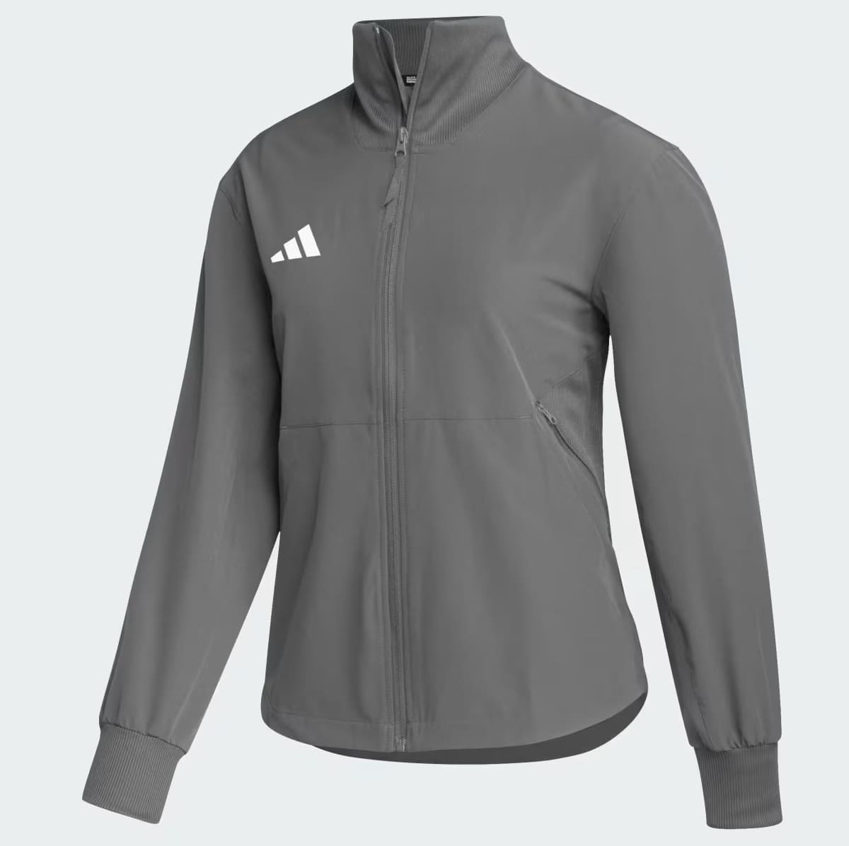 La chaqueta Training Travel Woven Jacket en color gris de Adidas