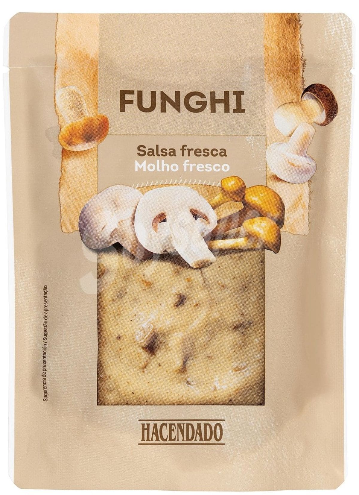 Salsa fresca de setas Hacendado de Mercadona