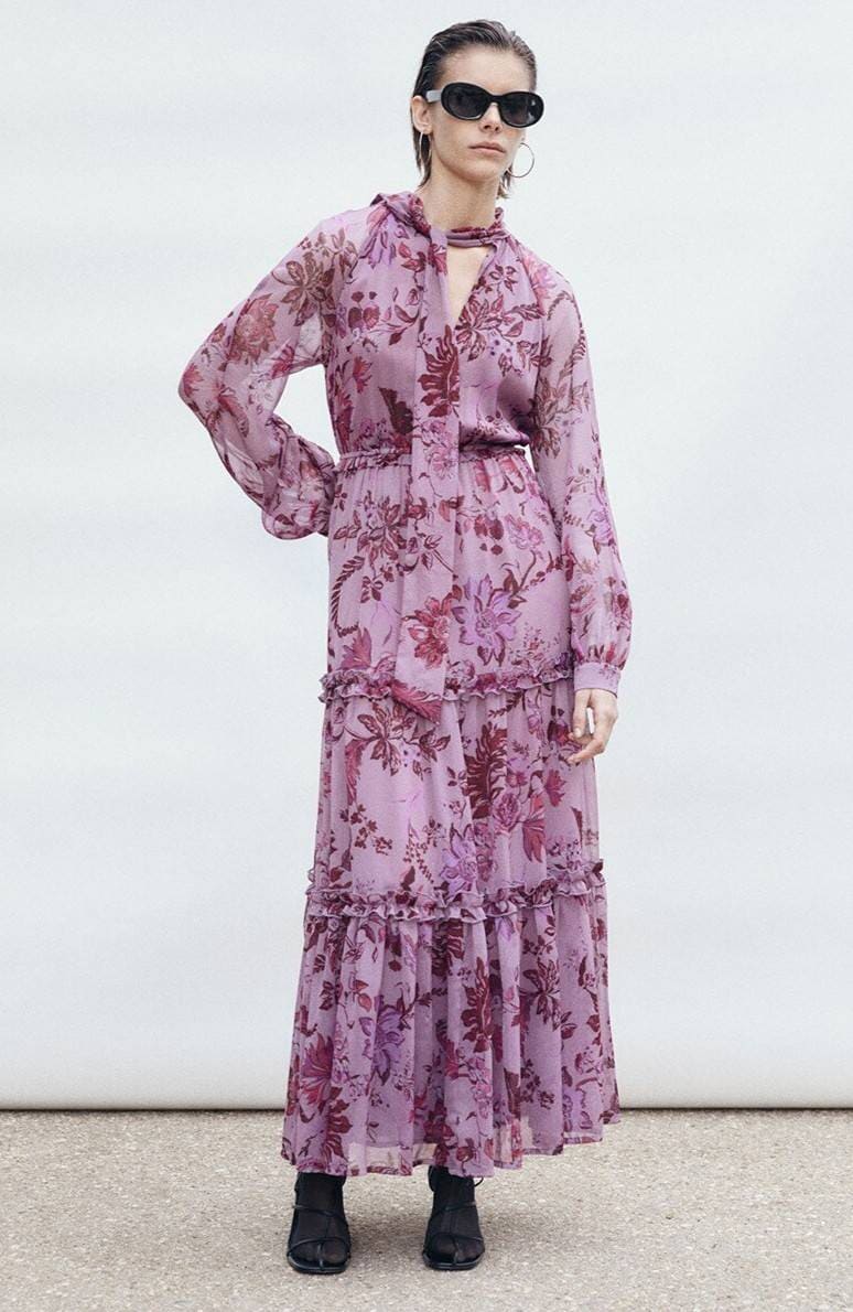 Sfera vestido largo estampado