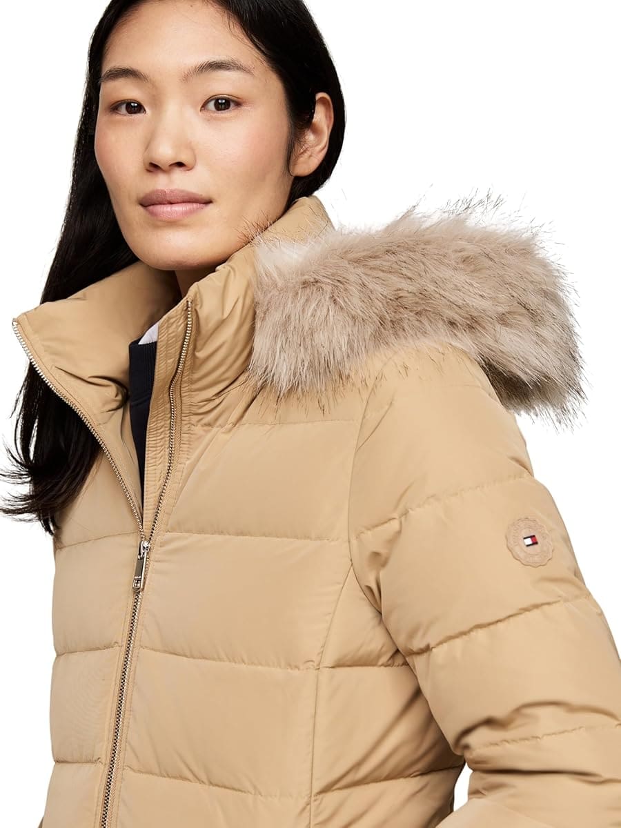 Tommy Hilfiger Abrigo de Plumas Mujer en Amazon