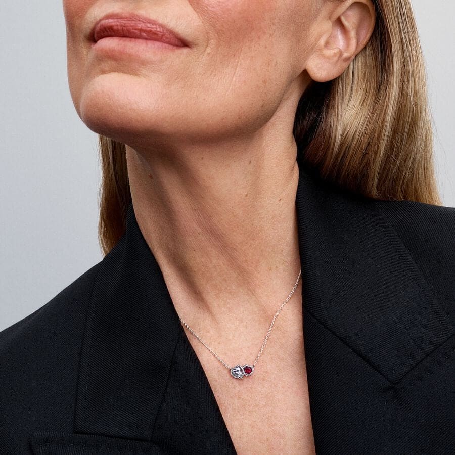 El nuevo collar Halo Corazones para San Valentín de Pandora