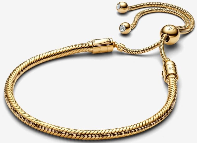 Pulsera Pandora Moments cadena de serpiente con cierre deslizante