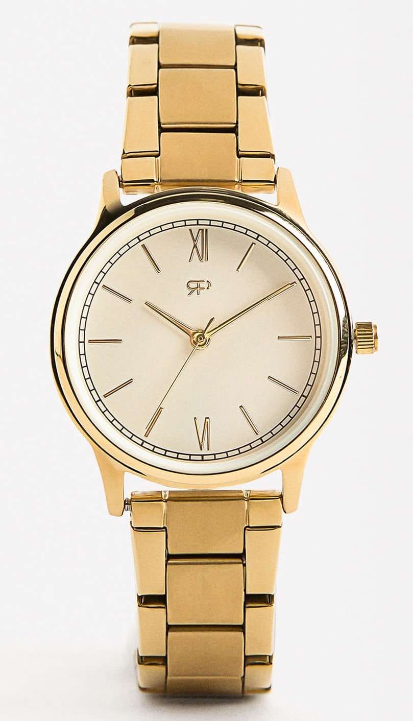 Reloj de pulsera de acero inoxidable de Parfois