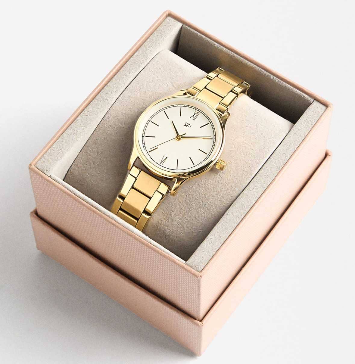 Reloj de pulsera de acero inoxidable de Parfois