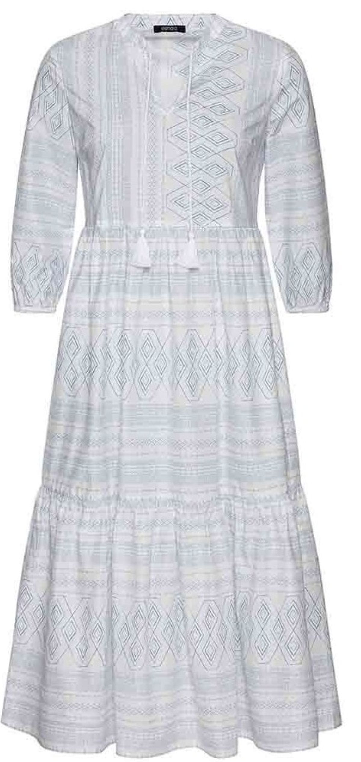 Vestido midi blanco Esmara de Lidl