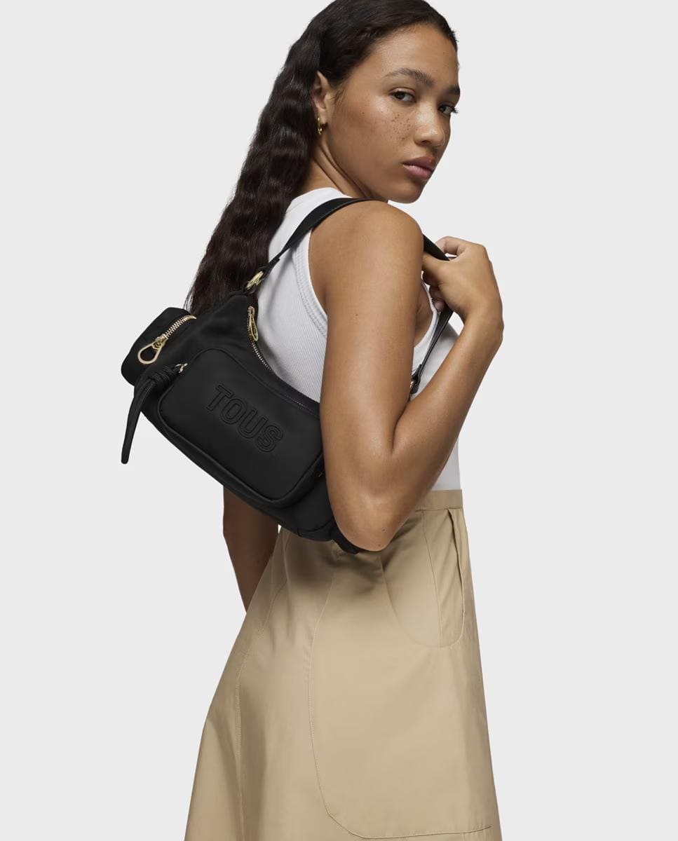 Bolso de hombro-bandolera Roomy con cremallera