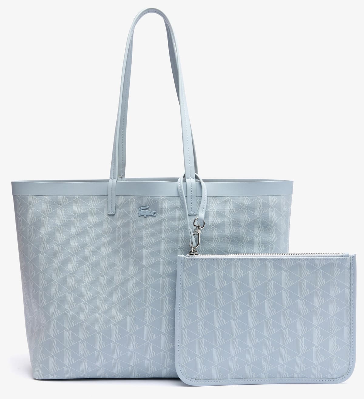 El bolso tote Zely con estuche en color azul de Lacoste