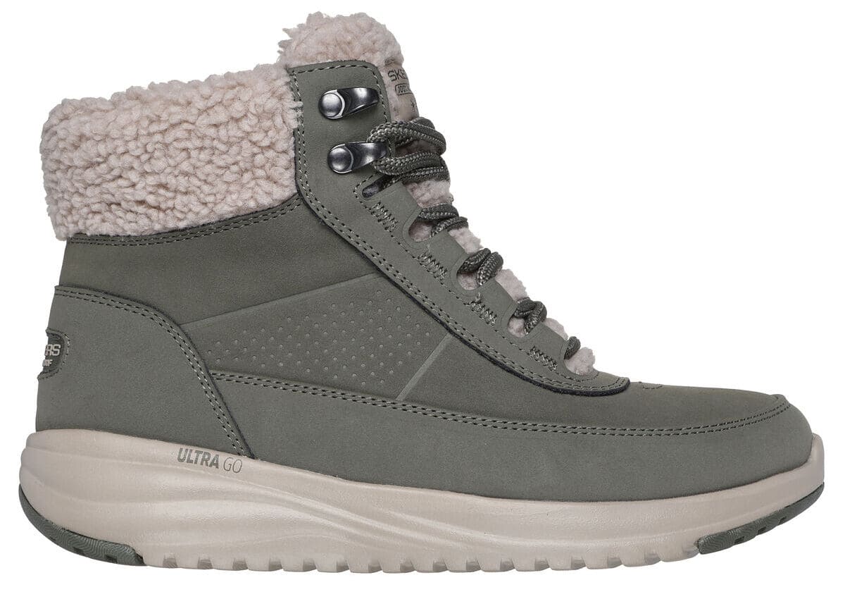 Las botas On-the-GO Stellar - Alphine Adventure en color verde oliva de Skechers