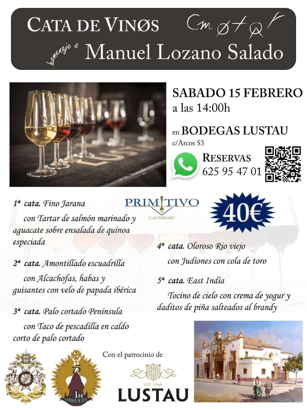 Cata de vinos en Lustau