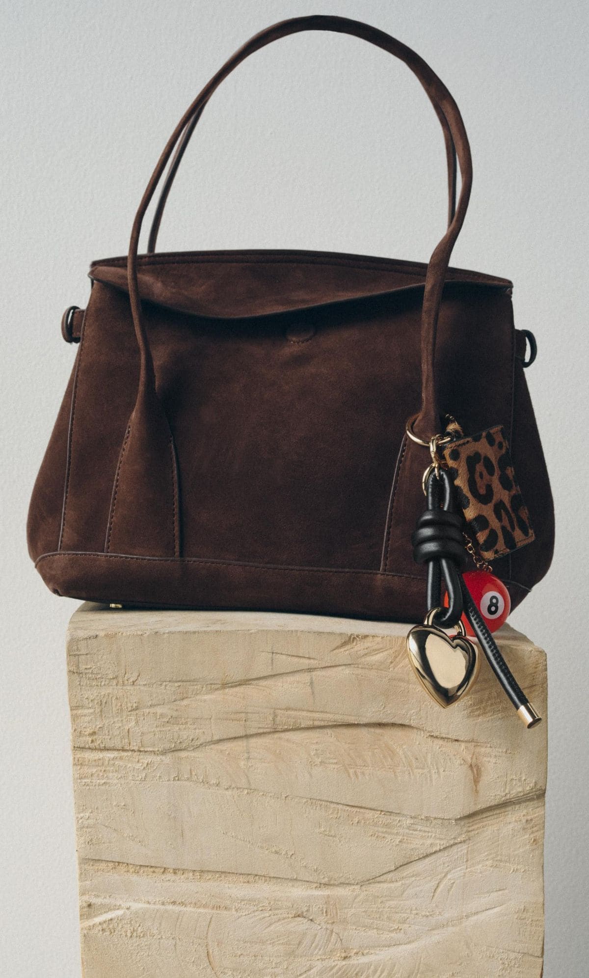 Bolso city bag de piel de Zara