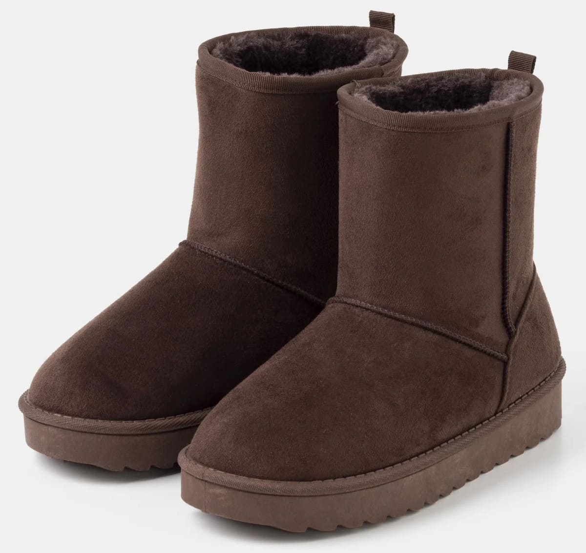 Las botas de media caña para mujer TEX en color marrón de Carrefour