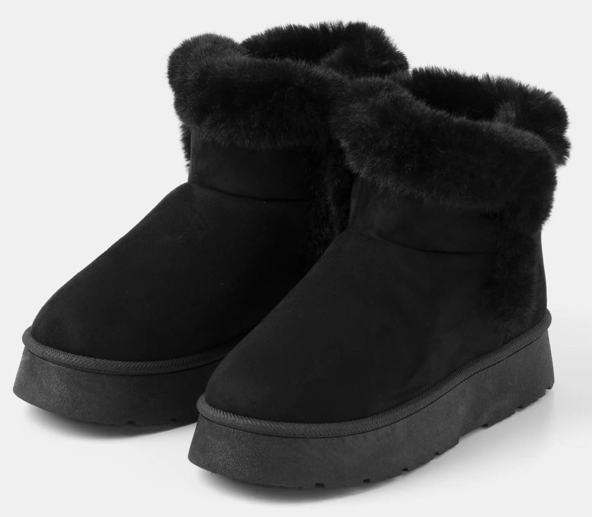 Las botas de caña baja para mujer TEX en color negro de Carrefour