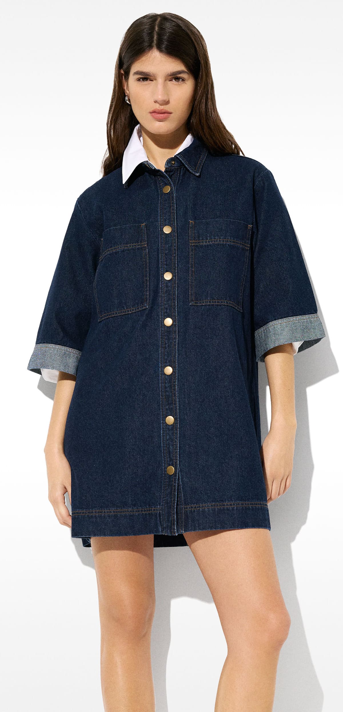 El nuevo vestido corto denim de Parfois