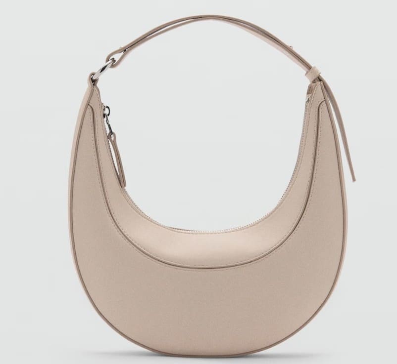 Bolso hombro ovalado de Mango