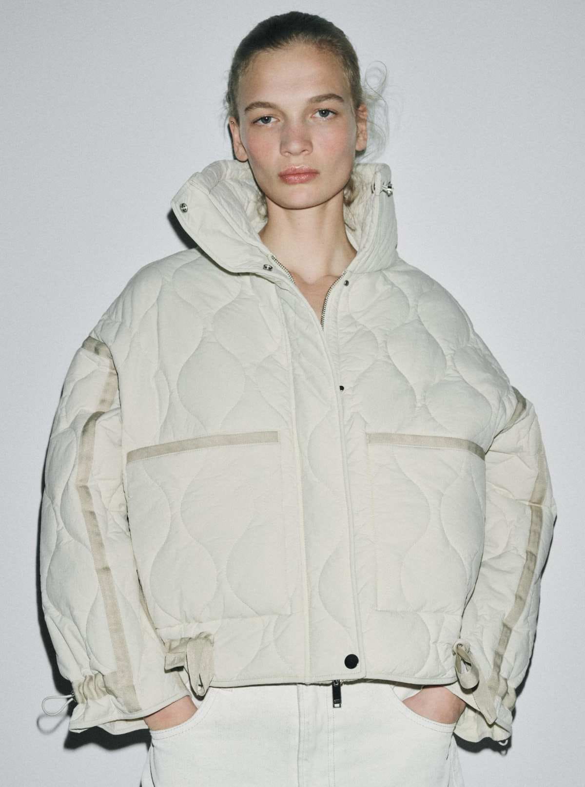 Cazadora acolchada water repellent zw collection de Zara