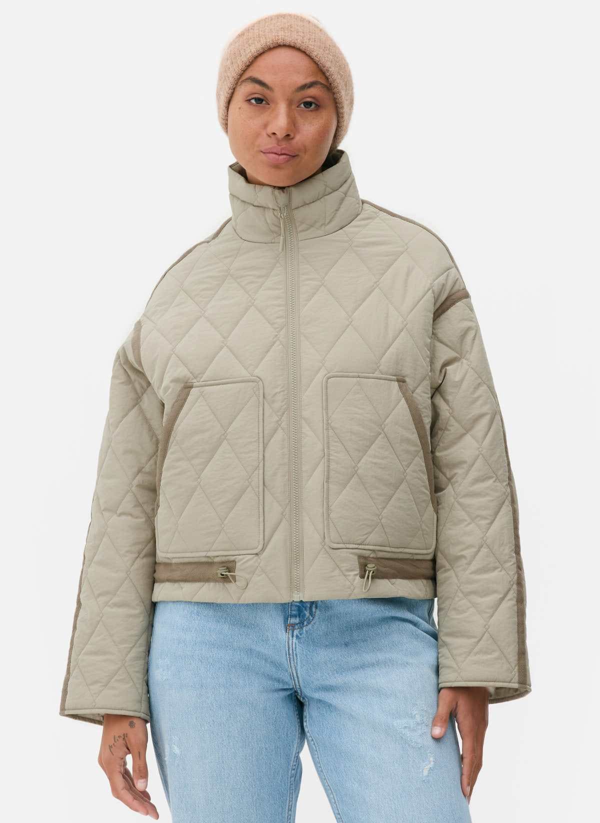 Chaqueta acolchada con cuello chimenea de Primark